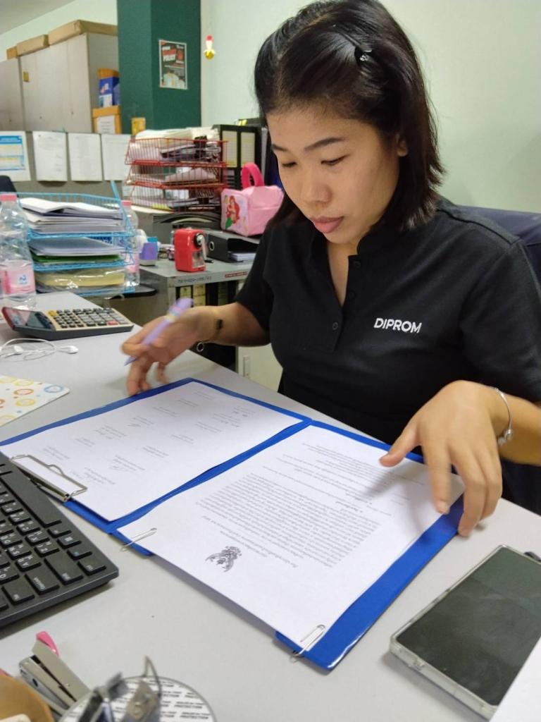 การประกาศเจตนารมณ์ขับเคลื่อนการเป็นองค์กรคุณธรรมของ กอ.กสอ.