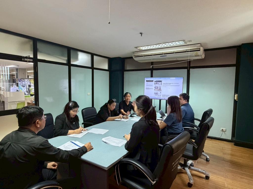 การจัดทำแผนปฏิบัติการด้านส่งเสริมคุณธรรม จริยธรรม ของ กอ.กสอ.