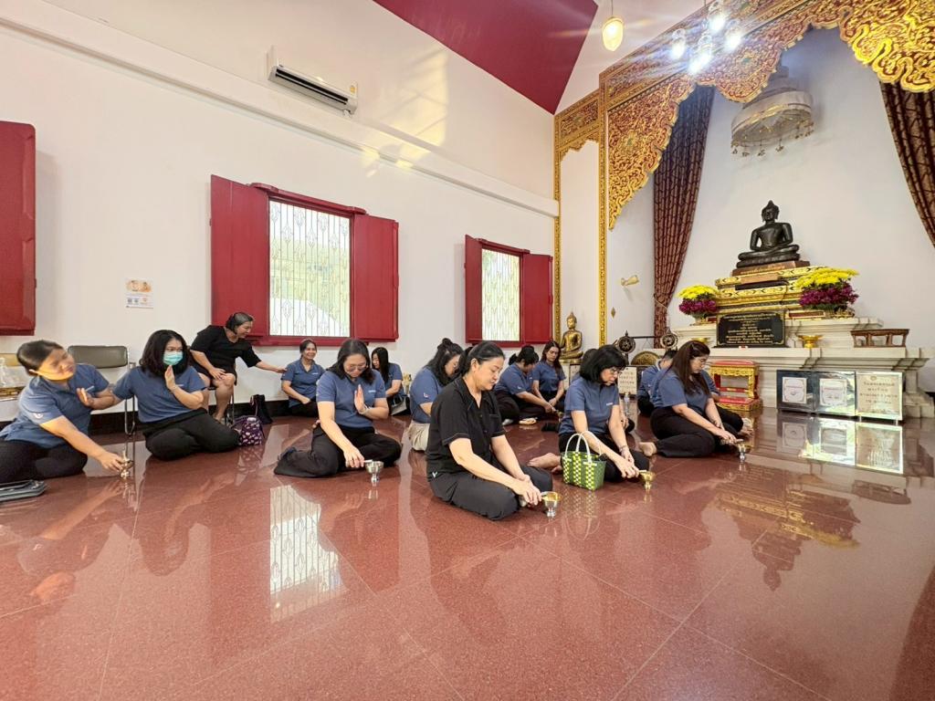 กิจกรรม "ปฏิบัติตนตามหลักธรรมทางศาสนาศรัทธาของชาว กอ.กสอ."