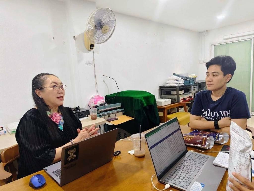 กองพัฒนาเกษตรอุตสาหกรรม ติดตามการตรวจประเมินสังเคราะห์ธุรกิจ ครั้งที่ 1 ณ บริษัท รสโบราณ จำกัด เขตบางบอน กรุงเทพมหานคร