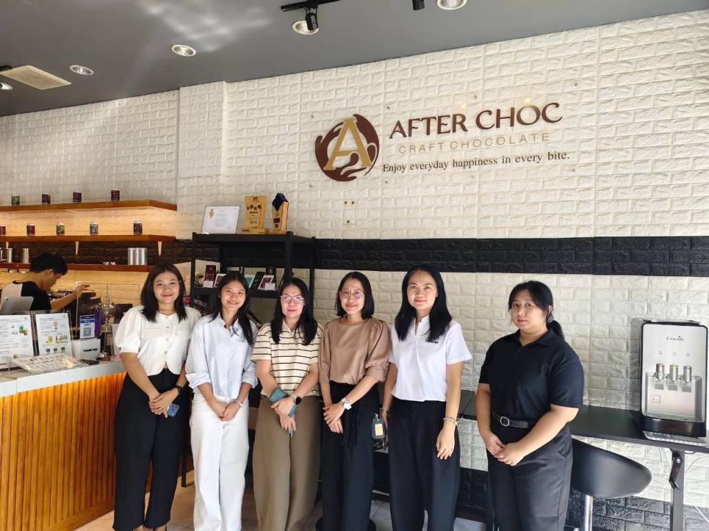 กองพัฒนาเกษตรอุตสาหกรรม ติดตามการตรวจประเมินสังเคราะห์ธุรกิจ ครั้งที่ 1 ณ อาฟเตอร์ช็อก ช็อกโกแลต เขตห้วยขวาง กรุงเทพมหานคร