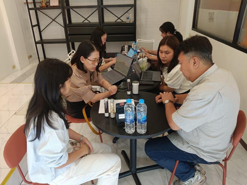 กองพัฒนาเกษตรอุตสาหกรรม ติดตามการตรวจประเมินสังเคราะห์ธุรกิจ ครั้งที่ 1 ณ อาฟเตอร์ช็อก ช็อกโกแลต เขตห้วยขวาง กรุงเทพมหานคร