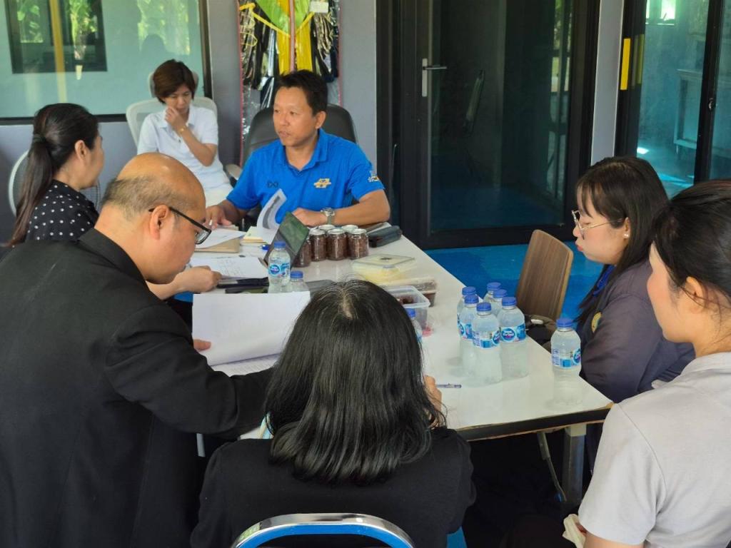 กองพัฒนาเกษตรอุตสาหกรรม ติดตามการตรวจประเมินสังเคราะห์ธุรกิจ ครั้งที่ 1 ณ จังหวัดลพบุรี